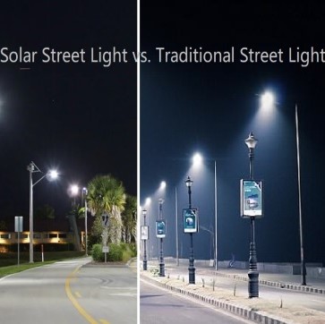 Solar Street Light vs Traditional Street Light